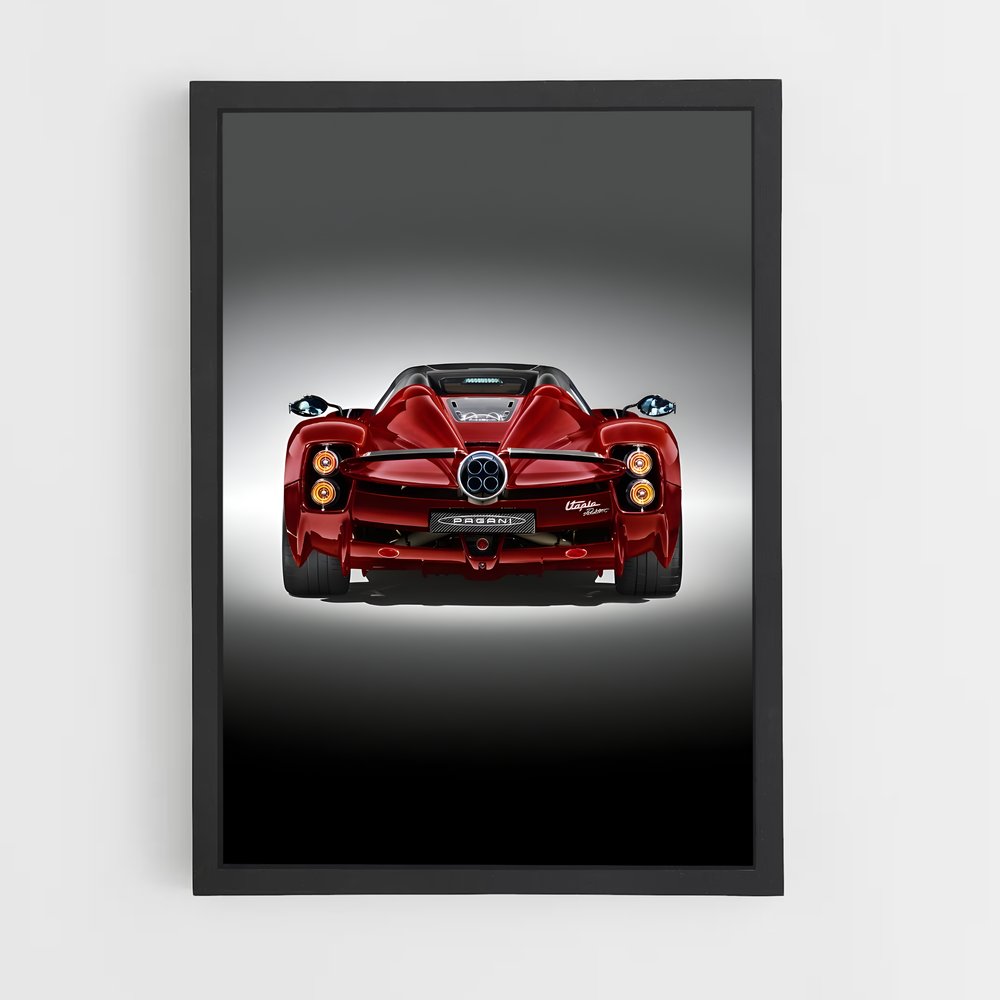 Poster splendide cabriolet Utopia – affiche Pagani (vue 2)